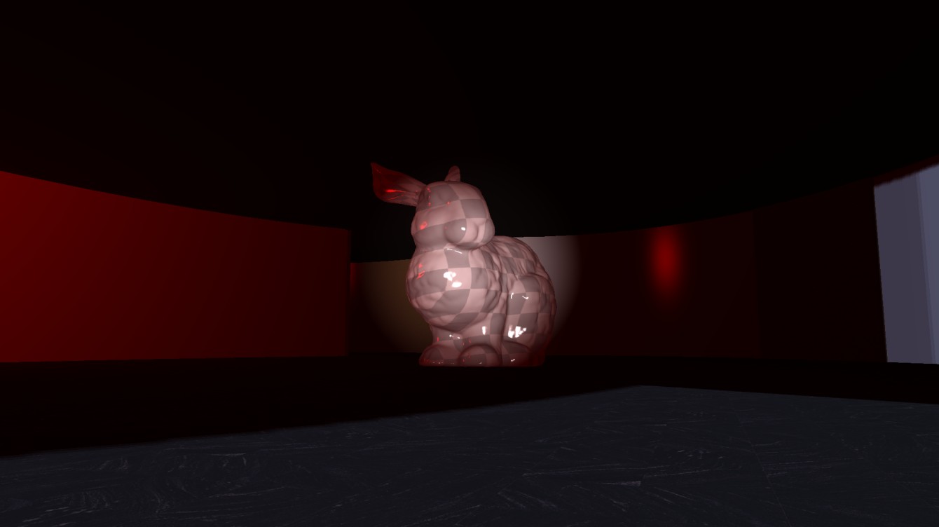 Another scene rendered in the OpenGL project.
